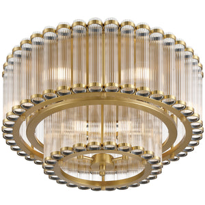 Glasbury 2-Tiers 9-Light 24" Flush Mount