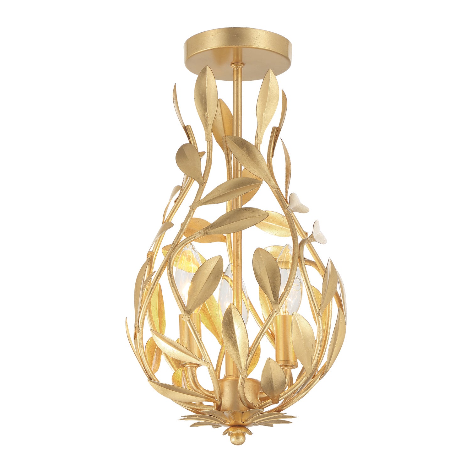 Broche 9'' Semi Flush Mount