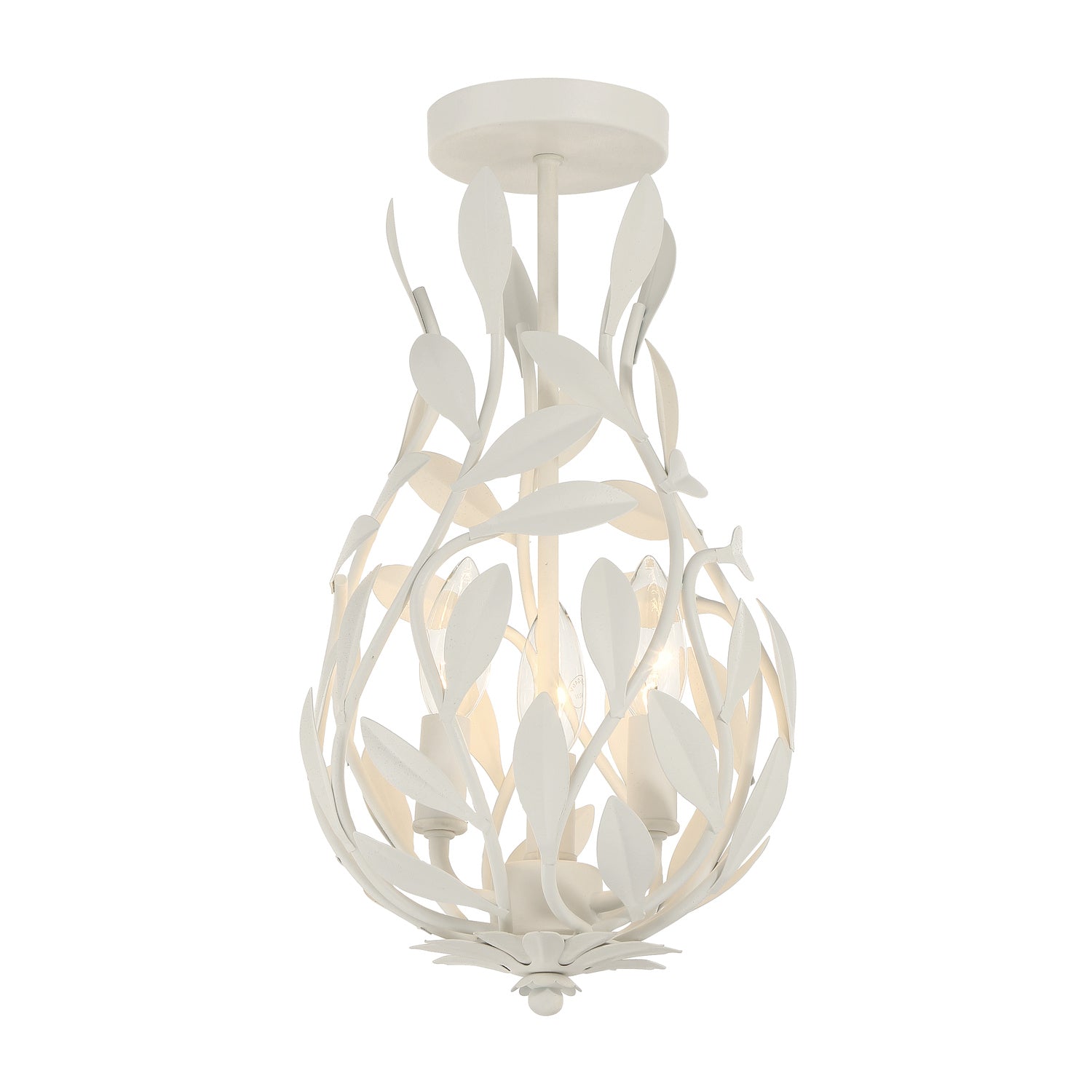 Broche 9'' Semi Flush Mount