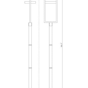 Luttrel 1 Light Outdoor Post Mounted Fixture