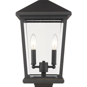 Beacon 2 Light Outdoor Post Mount Fixture