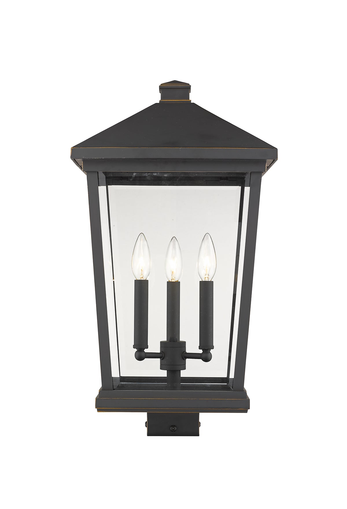 Beacon 3 Light Outdoor Post Mount Fixture