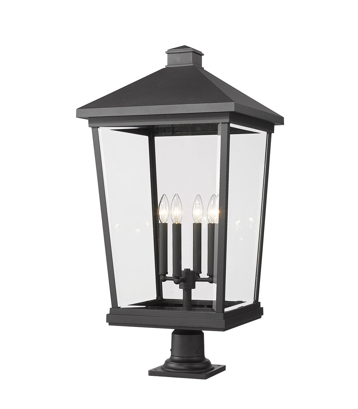 Beacon 4 Light Outdoor Pier Mounted Fixture