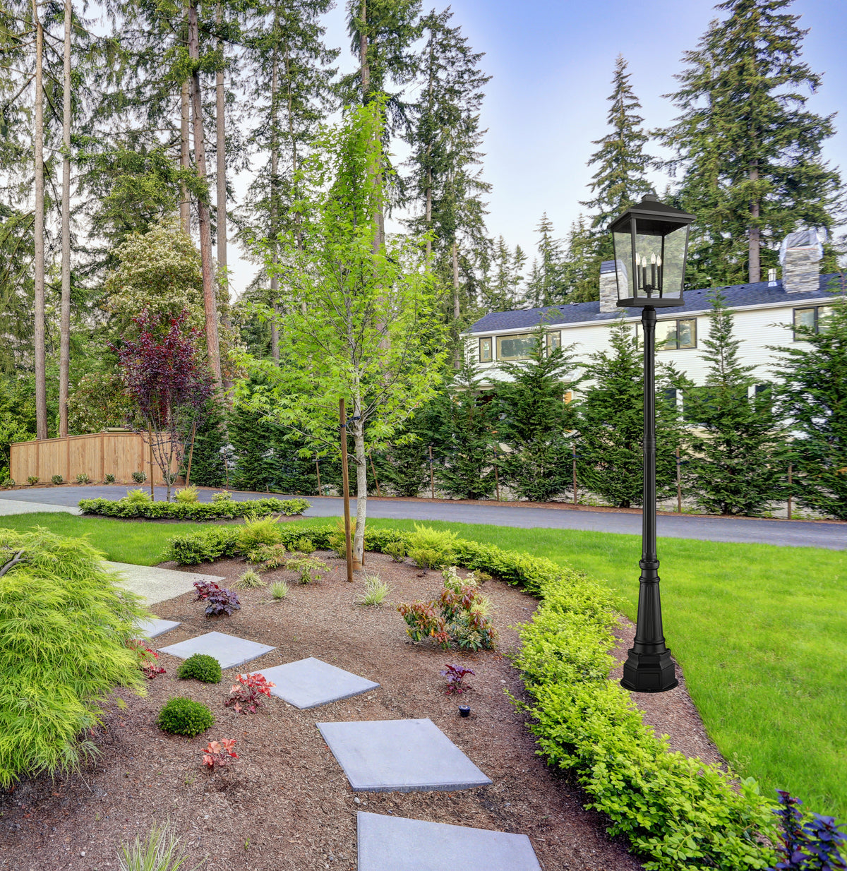 Beacon 4 Light Outdoor Post Mounted Fixture