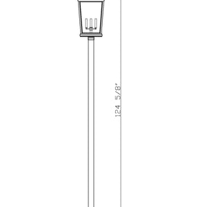 Beacon 4 Light Outdoor Post Mounted Fixture