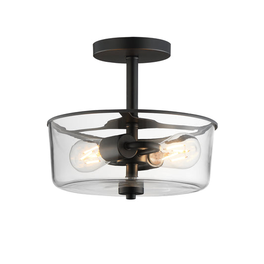 Fuller 2-Light Semi Flush/Pendant Convertible