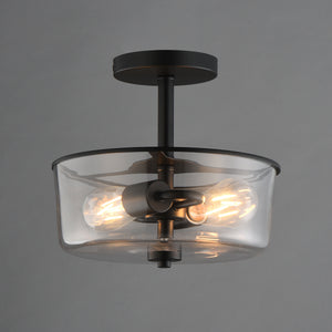 Fuller 2-Light Semi Flush/Pendant Convertible