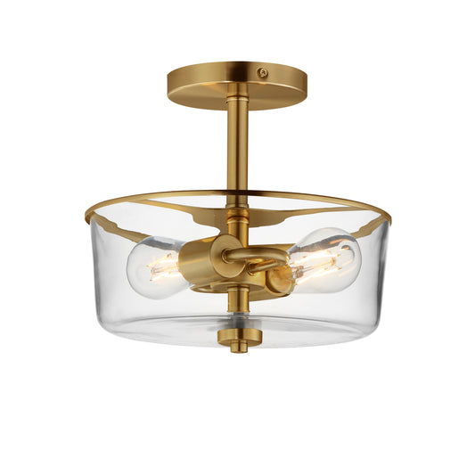 Fuller 2-Light Semi Flush/Pendant Convertible