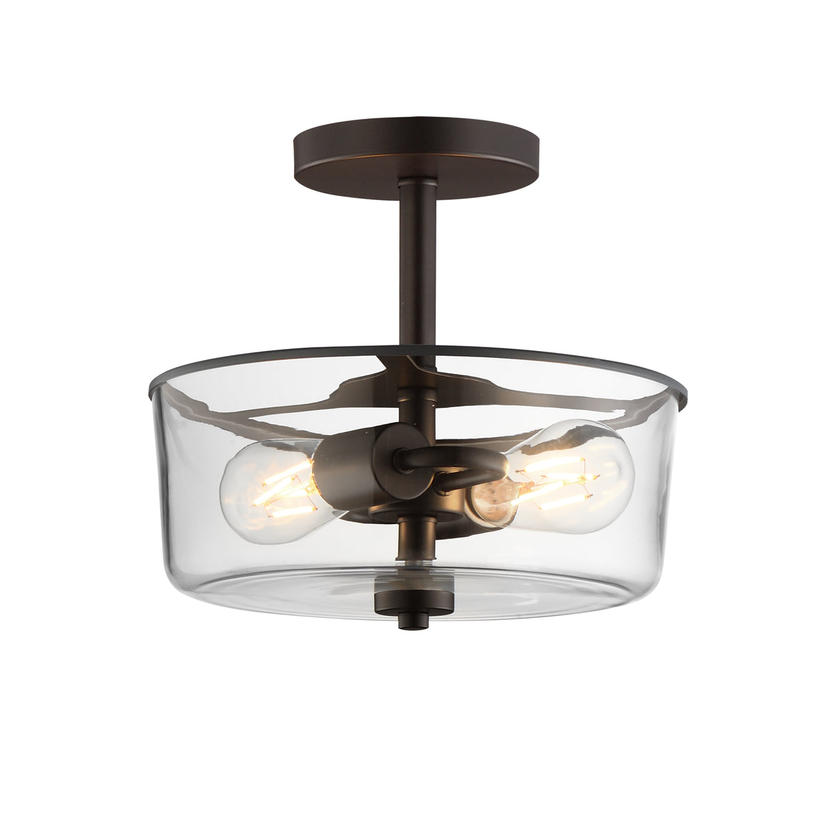 Fuller 2-Light Semi Flush/Pendant Convertible