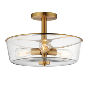 Fuller 3-Light Semi Flush/Pendant Convertible