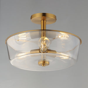 Fuller 3-Light Semi Flush/Pendant Convertible
