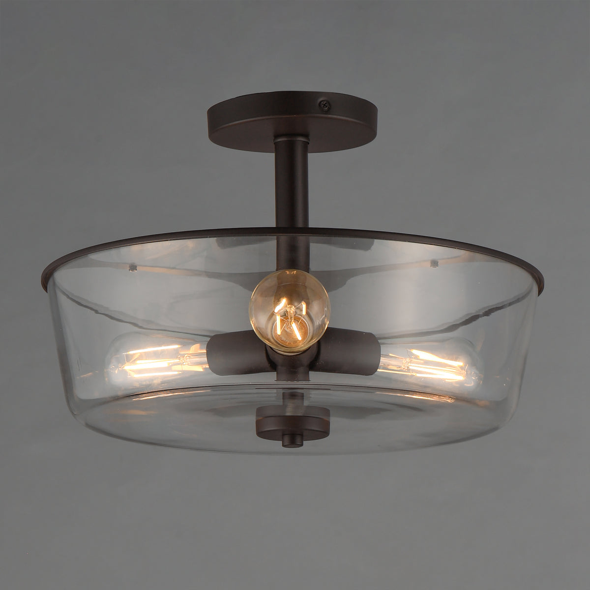 Fuller 3-Light Semi Flush/Pendant Convertible