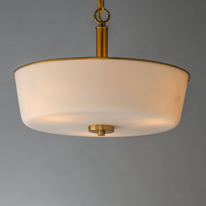 Fuller 3-Light Semi Flush/Pendant Convertible