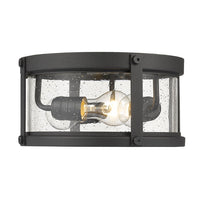 Roundhouse 12-in Outdoor Flush mount