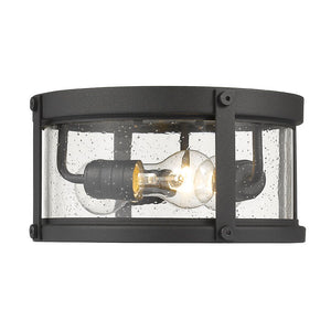 Roundhouse 12-in Outdoor Flush mount