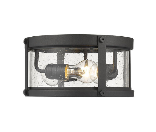 Roundhouse 12-in Outdoor Flush mount