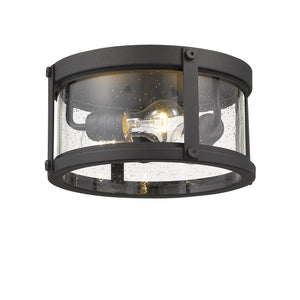 Roundhouse 12-in Outdoor Flush mount