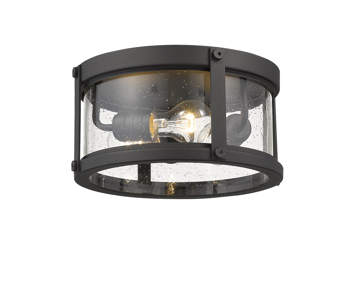 Roundhouse 12-in Outdoor Flush mount