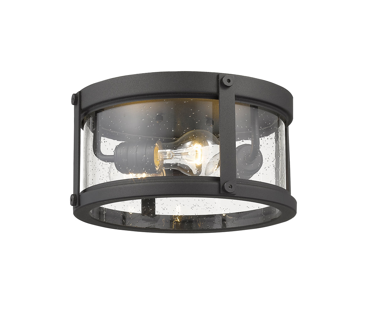 Roundhouse 12-in Outdoor Flush mount