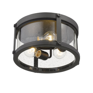 Roundhouse 12-in Outdoor Flush mount