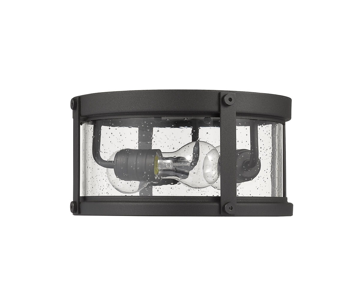 Roundhouse 12-in Outdoor Flush mount