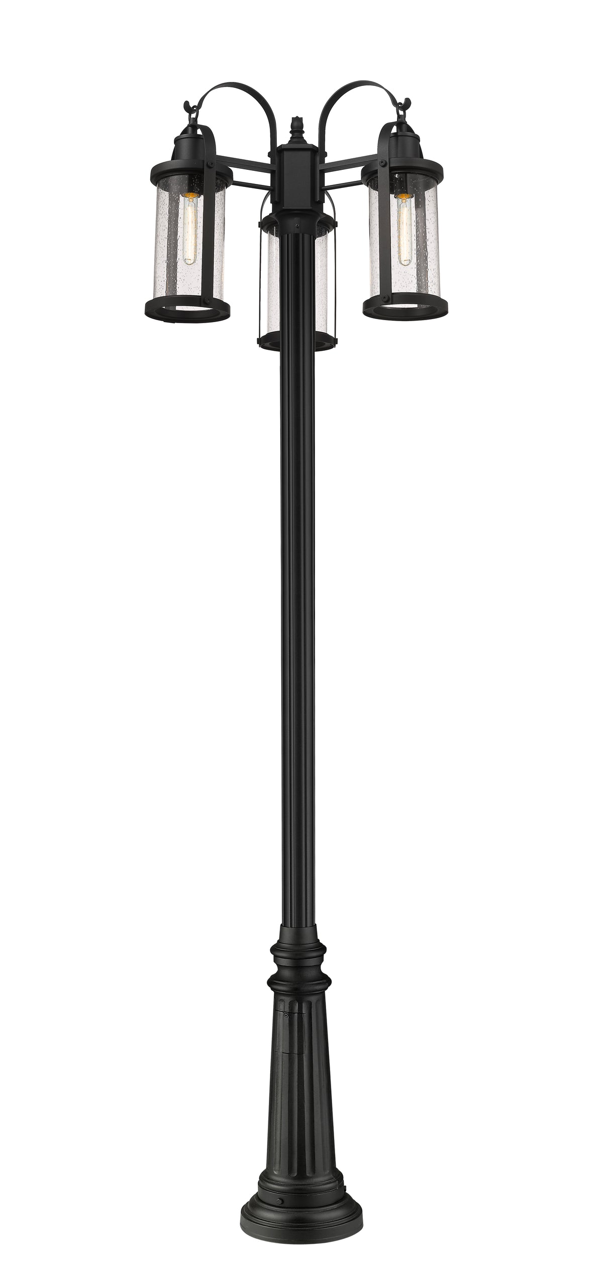 Roundhouse 3 Light Outdoor Post Mounted Fixture