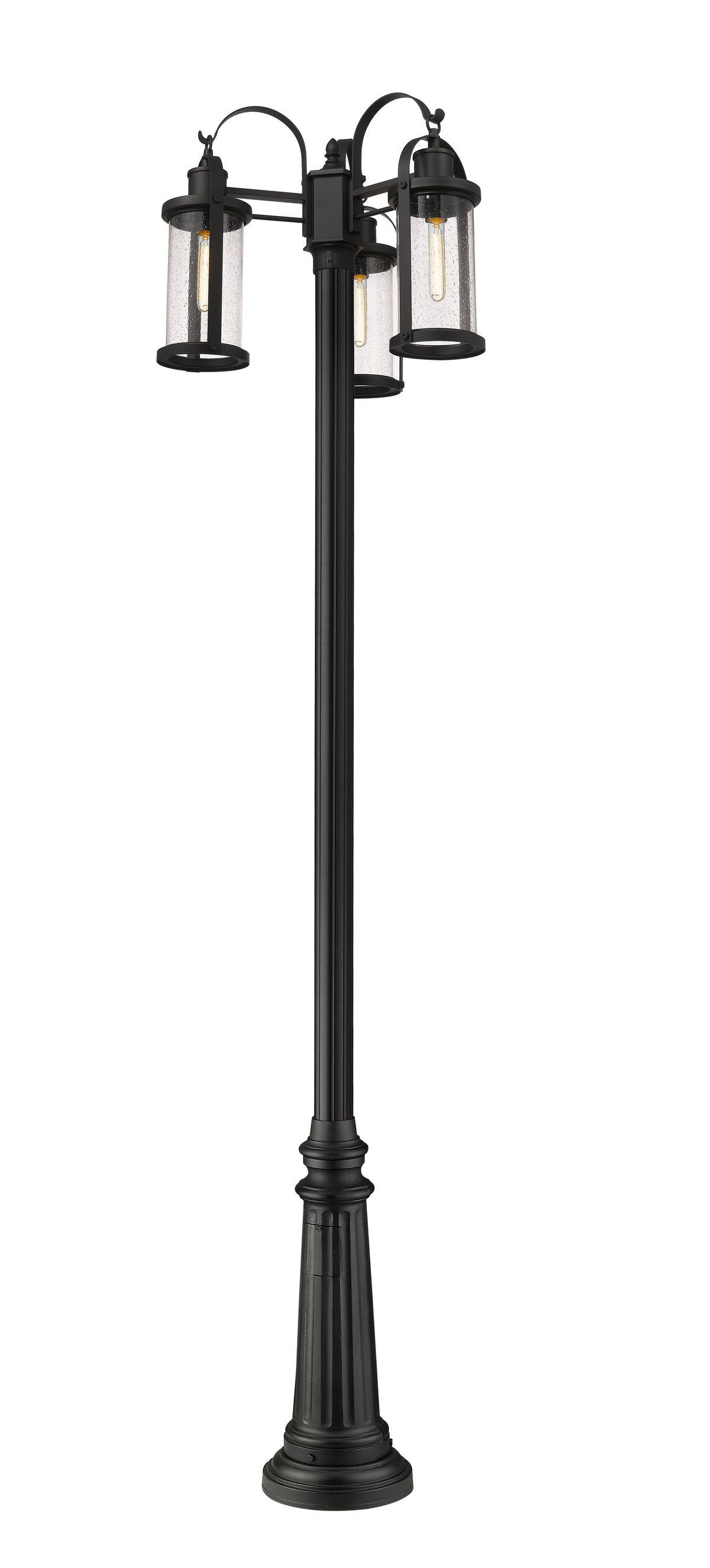 Roundhouse 3 Light Outdoor Post Mounted Fixture