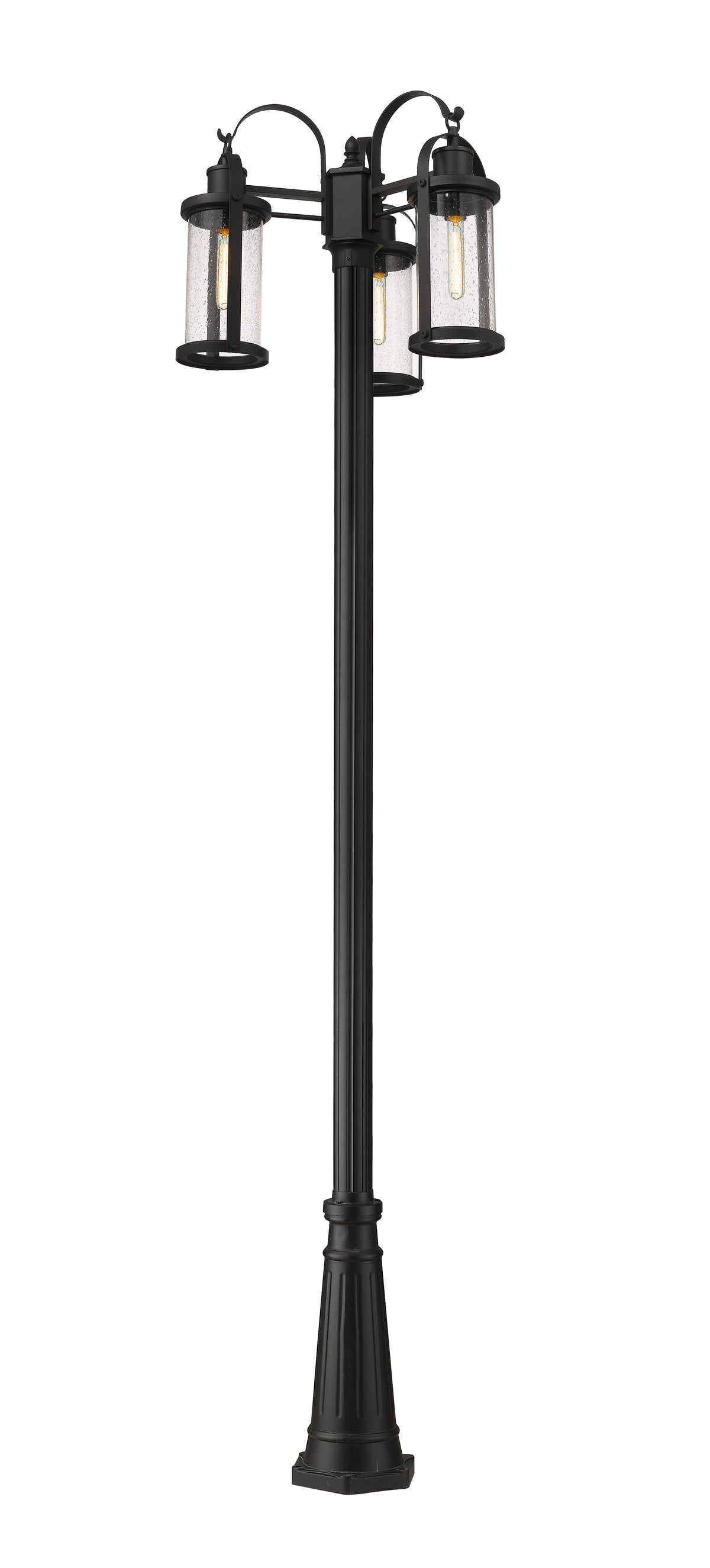 Roundhouse 3 Light Outdoor Post Mounted Fixture