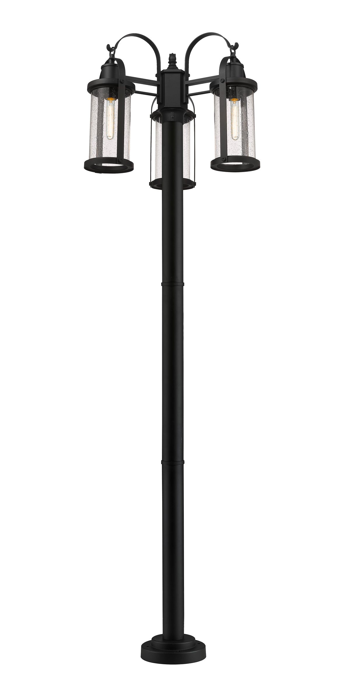 Roundhouse 3 Light Outdoor Post Mounted Fixture