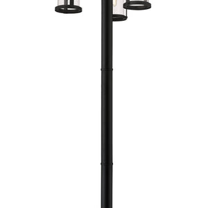 Roundhouse 3 Light Outdoor Post Mounted Fixture