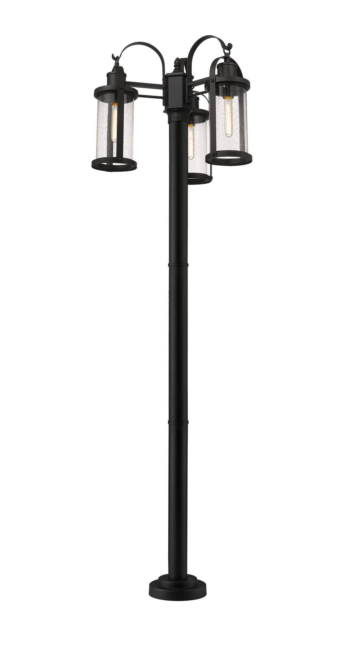 Roundhouse 3 Light Outdoor Post Mounted Fixture