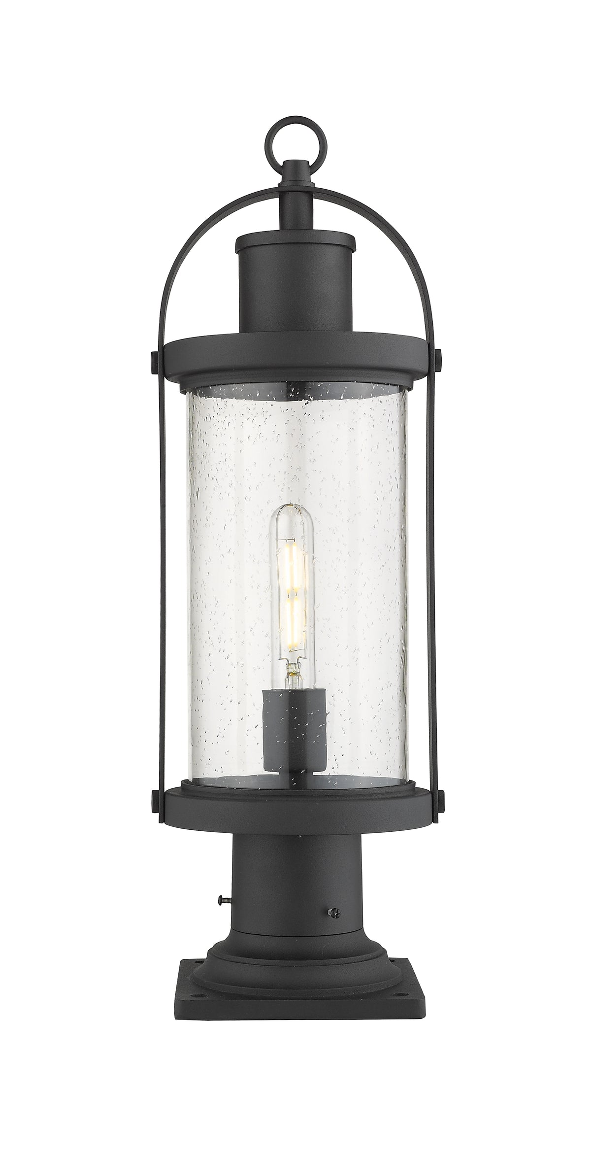 Roundhouse 1 Light Outdoor Pier Mounted Fixture