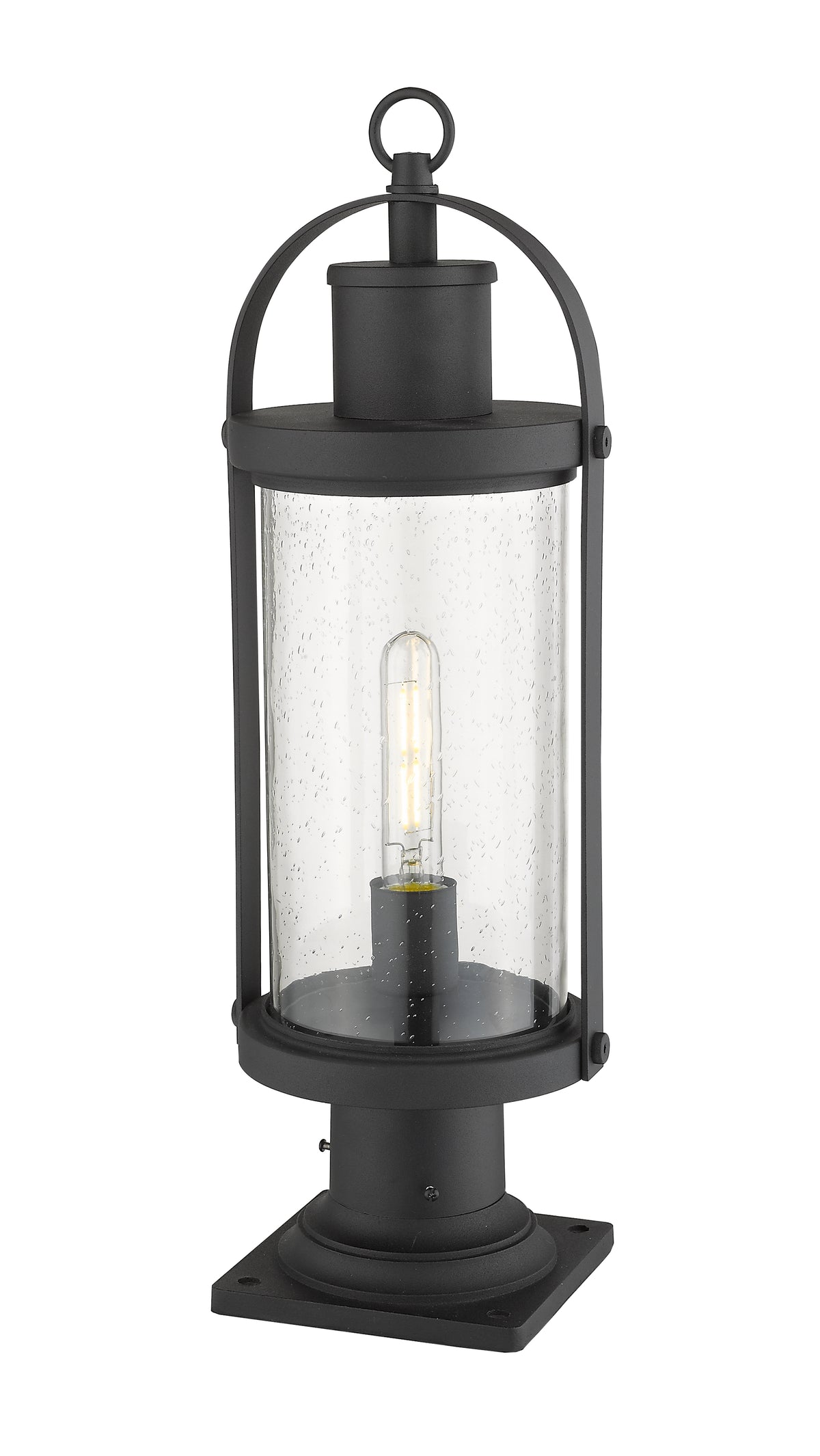 Roundhouse 1 Light Outdoor Pier Mounted Fixture