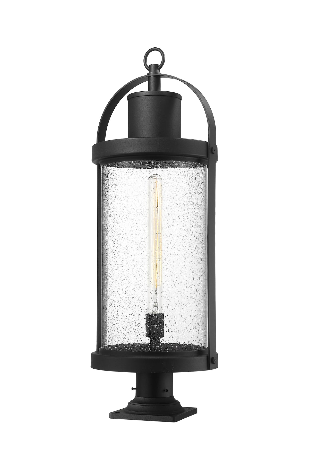 Roundhouse 1 Light Outdoor Pier Mounted Fixture