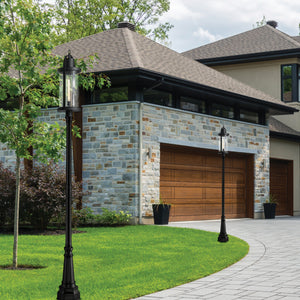 Roundhouse 1 Light Outdoor Post Mounted Fixture