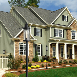Roundhouse 1 Light Outdoor Post Mounted Fixture