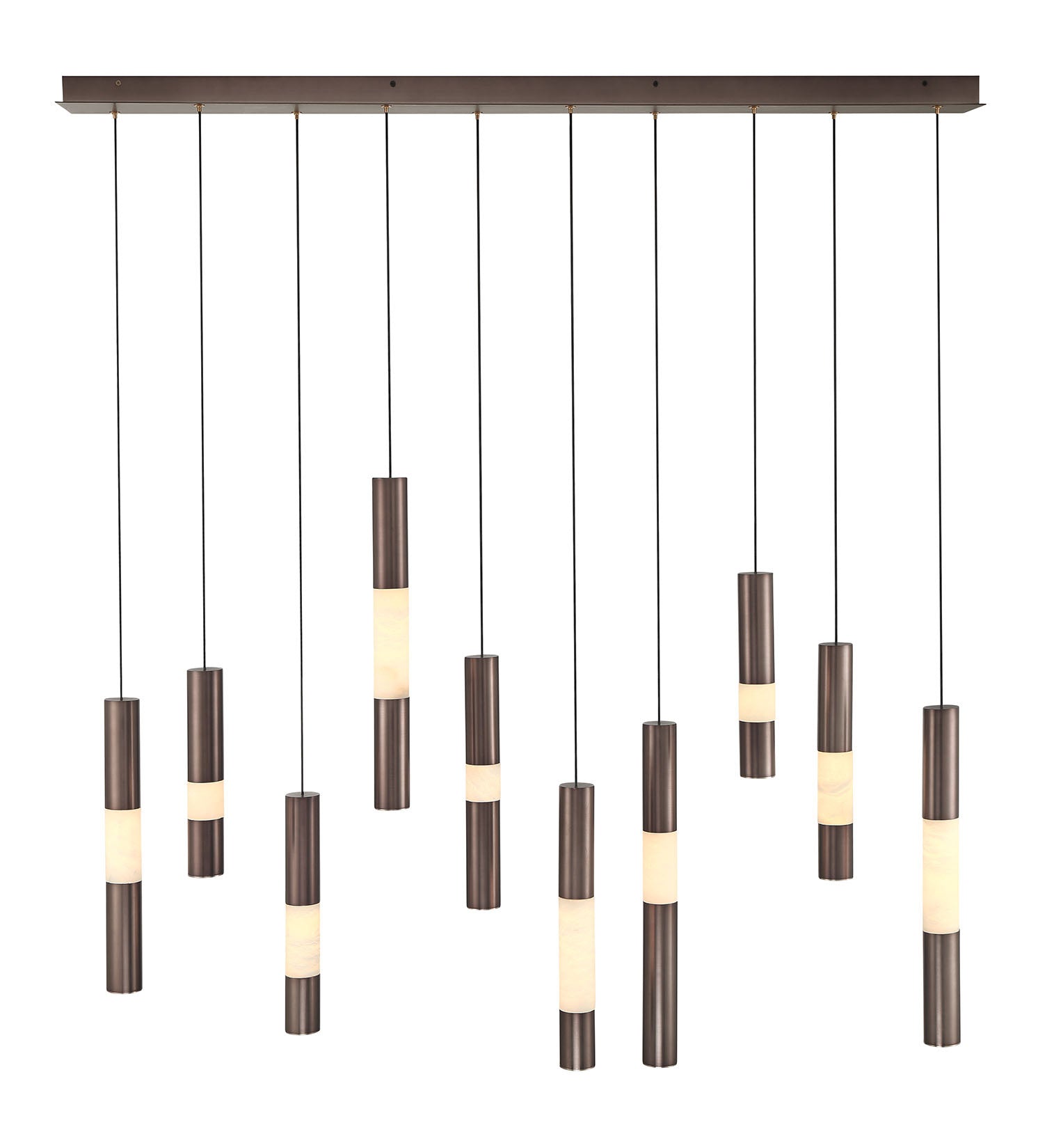 Ronda 10-Light 50" Integrated LED Linear Chandelier