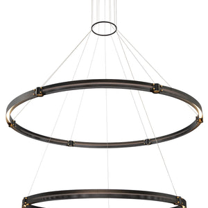 Admiral 2-Tiers 2-Light 62" Integrated LED Grand Chandelier