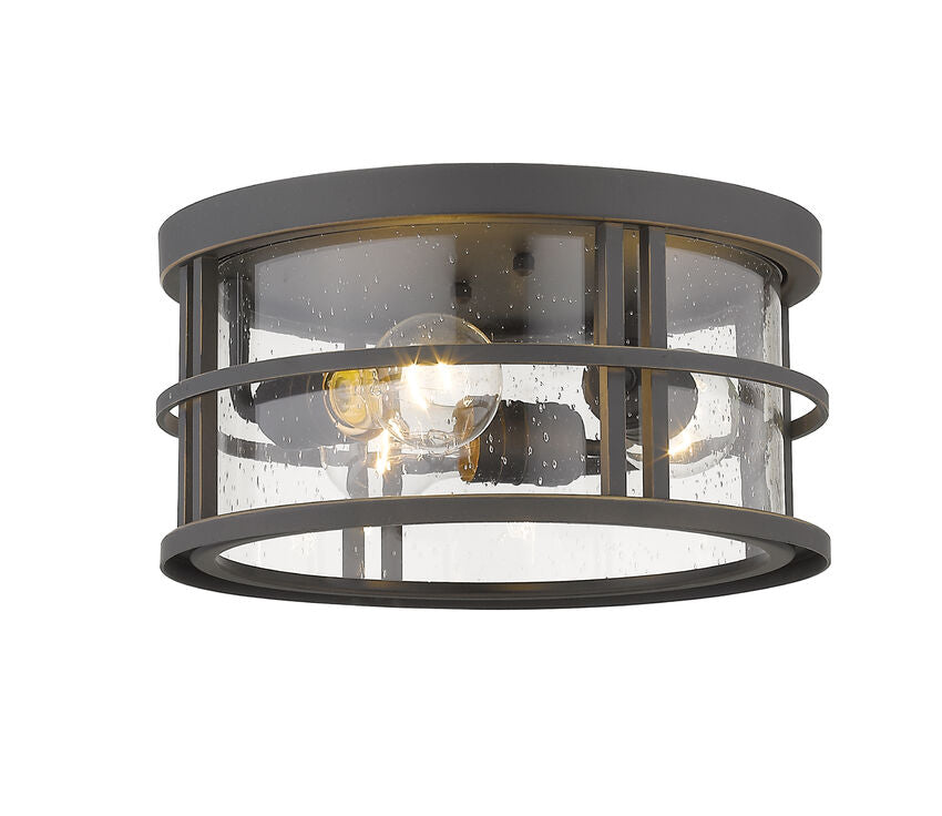Jordan 12-in Outdoor Flush mount
