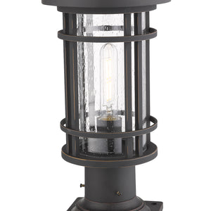 Jordan 1 Light Outdoor Pier Mounted Fixture