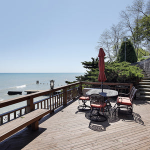 Jordan 1 Light Outdoor Pier Mounted Fixture