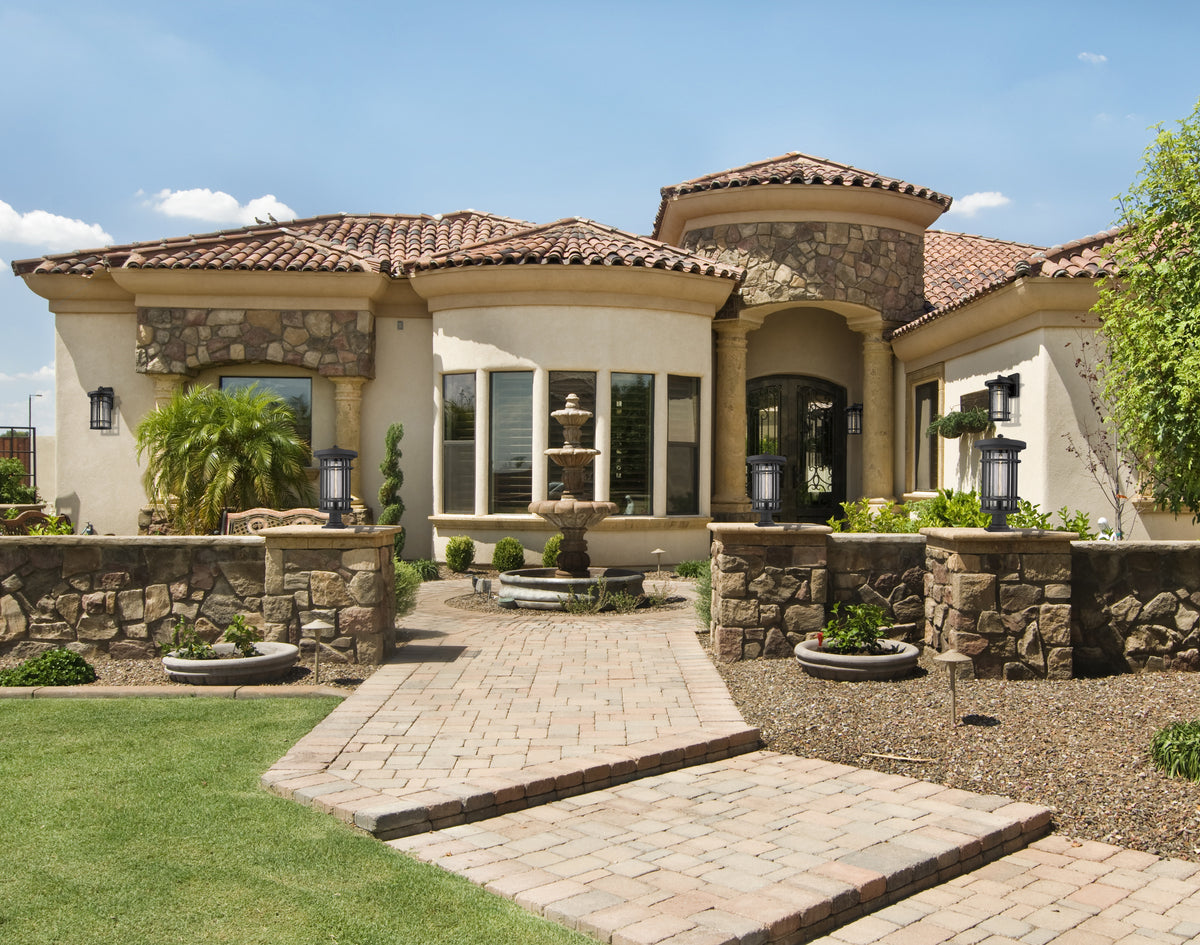 Jordan 1 Light Outdoor Pier Mounted Fixture