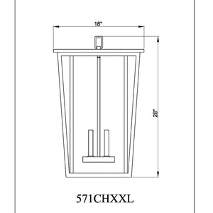 Seoul 28-in Outdoor Hanging