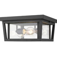 Seoul 12-in Outdoor Flush Mount