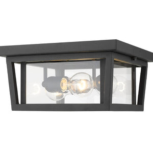 Seoul 12-in Outdoor Flush Mount