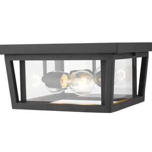 Seoul 12-in Outdoor Flush Mount