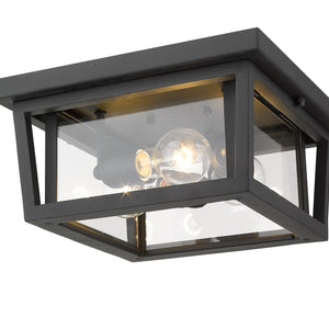Seoul 12-in Outdoor Flush Mount
