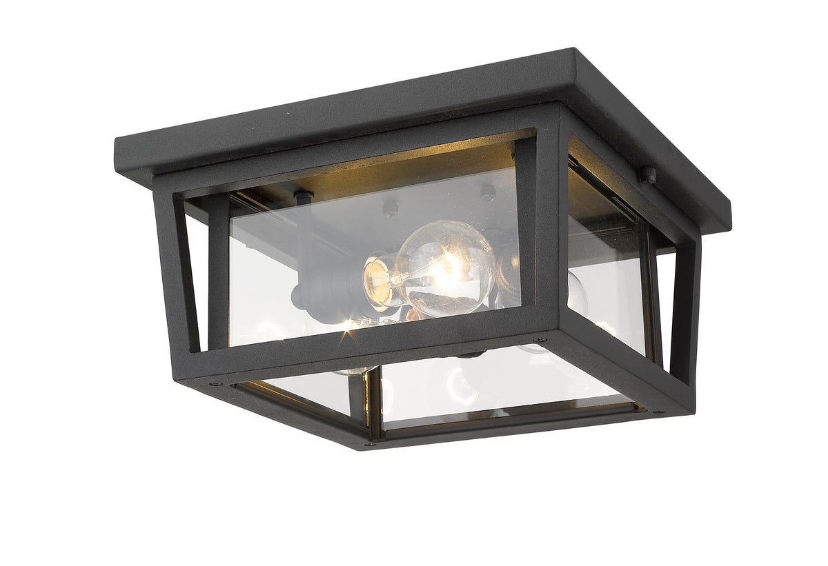 Seoul 12-in Outdoor Flush Mount