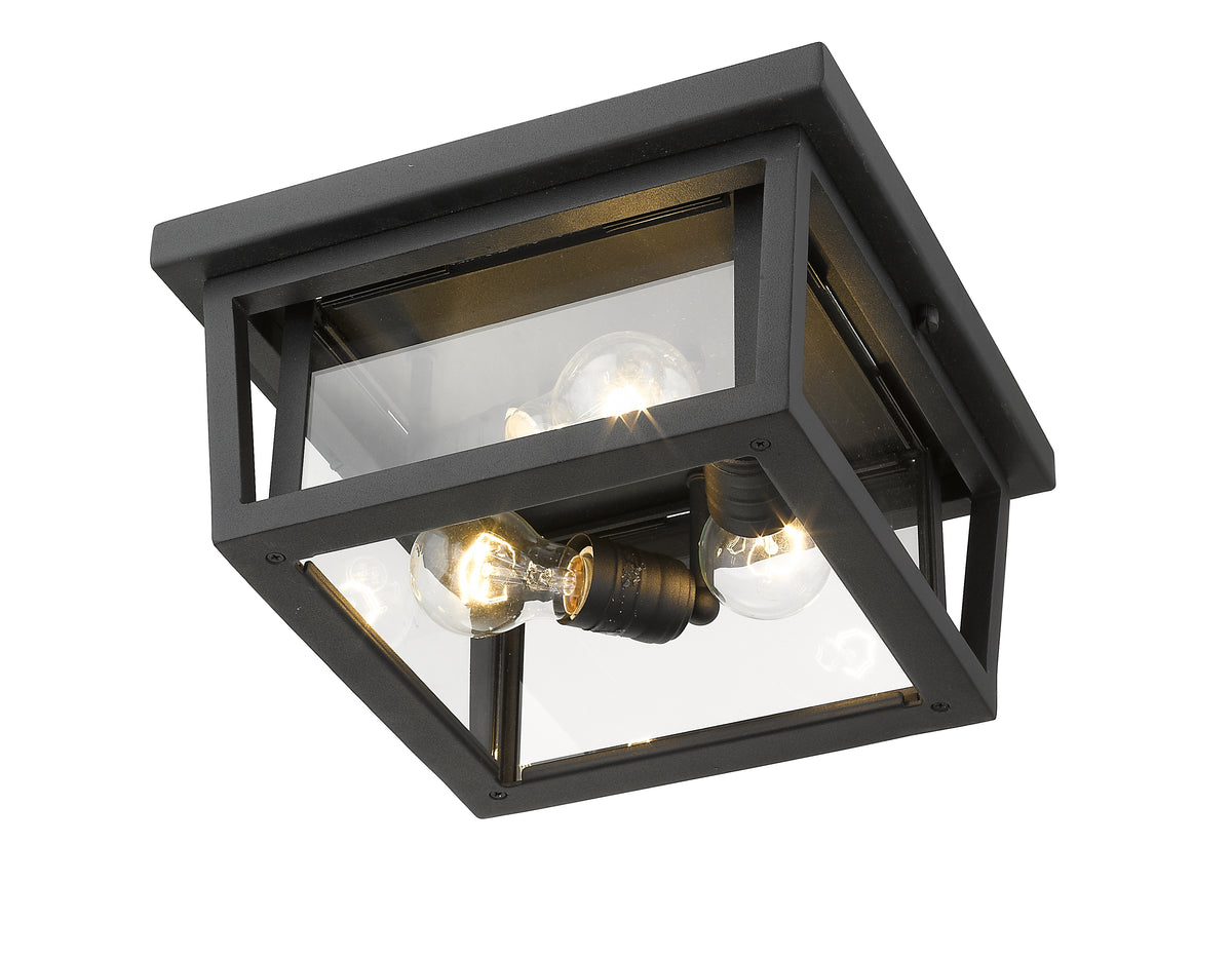 Seoul 12-in Outdoor Flush Mount