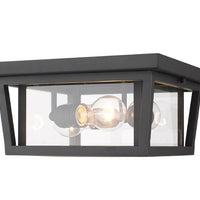 Seoul 12-in Outdoor Flush Mount